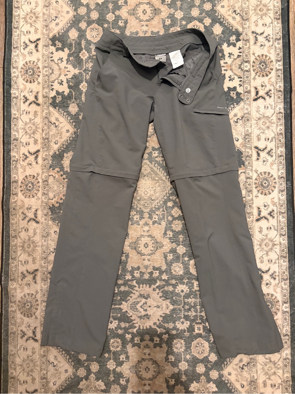 Convertible Women's Olive Zip-Off Travel Joggers
